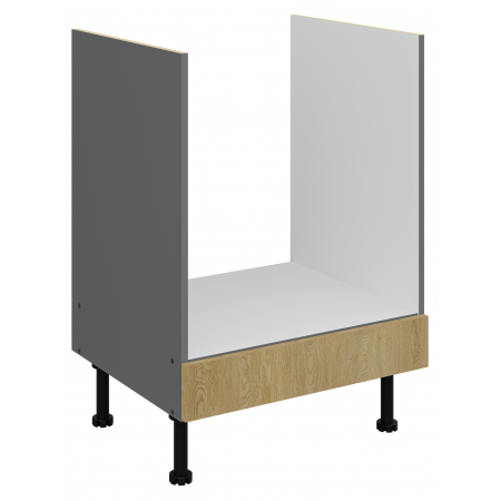 Szafka pod piekarnik 60 cm CREMA dąb cremona / antracyt 60 DG BB